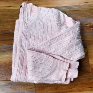 J. Crew Cambridge Cable Knit Sweater